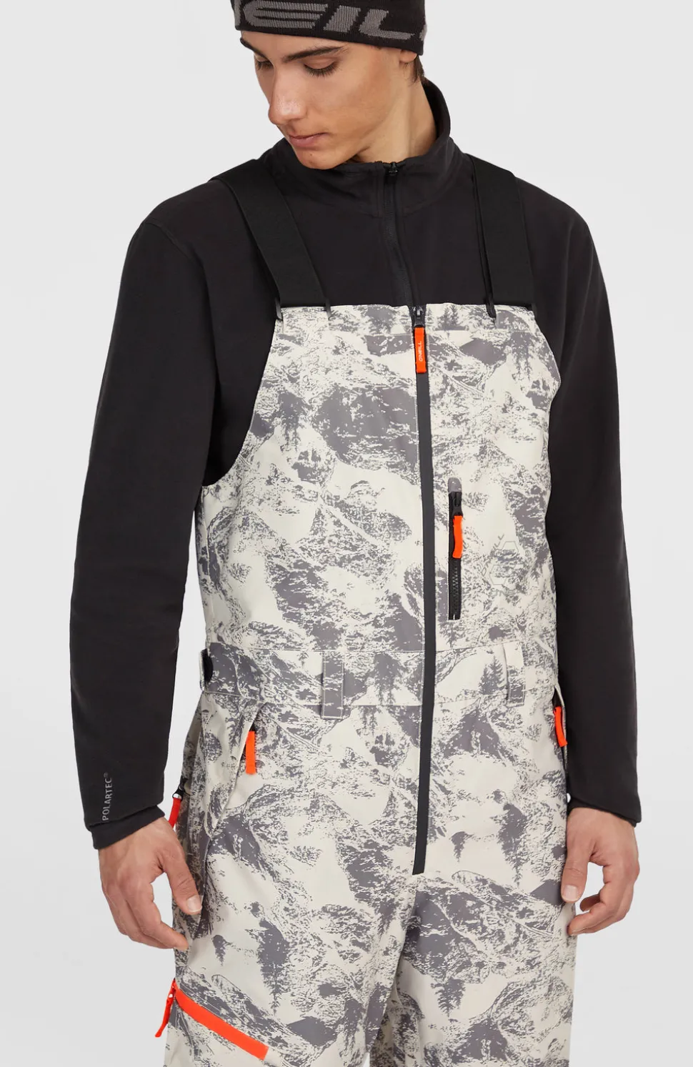 HerenFWC'Peak Bib wintersportbroek| Grijs