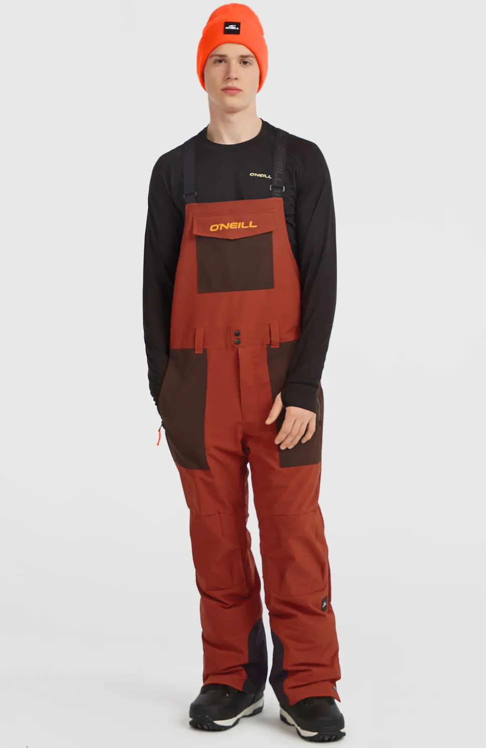 HerenFWC'Peak Bib wintersportbroek| Oranje Mix