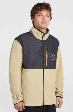 HerenFWC'Peak Polartec® Hyperfleece vest met volledige rits| Beige Mix