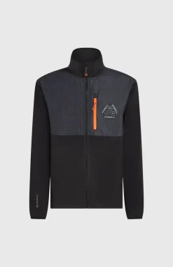 HerenFWC'Peak Polartec® Hyperfleece vest met volledige rits| Zwart Mix