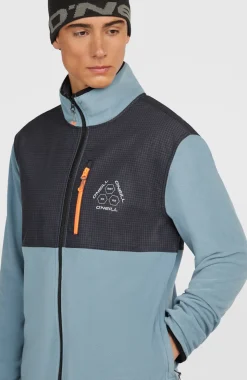 HerenFWC'Peak Polartec® Hyperfleece vest met volledige rits| Blauw Mix