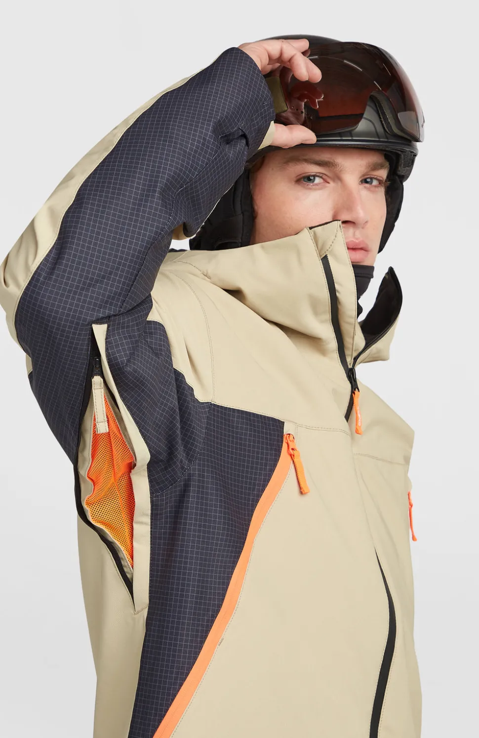 HerenFWC'Peak Pro wintersportjas| Beige Mix