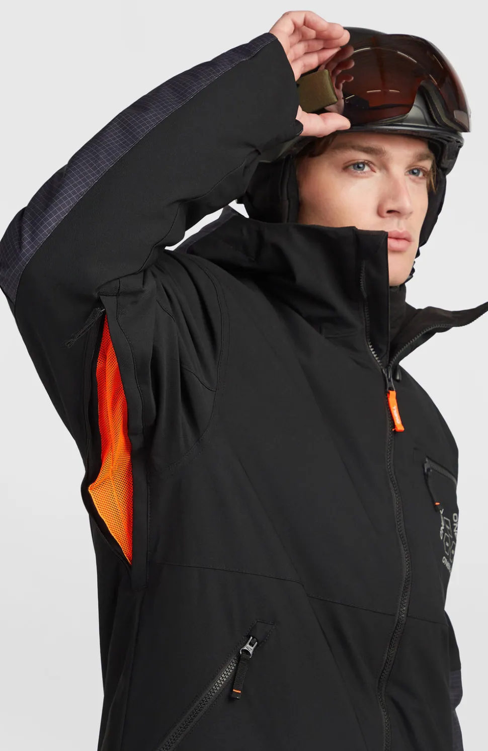 HerenFWC'Peak wintersportjas| Zwart Mix