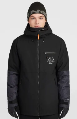 HerenFWC'Peak wintersportjas| Zwart Mix