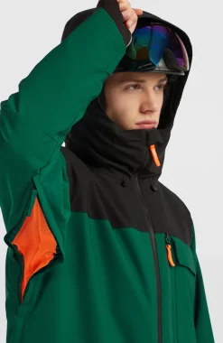 HerenFWC'Peak wintersportjas| Groen Mix