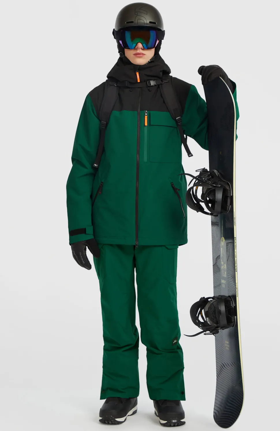 HerenFWC'Peak wintersportjas| Groen Mix