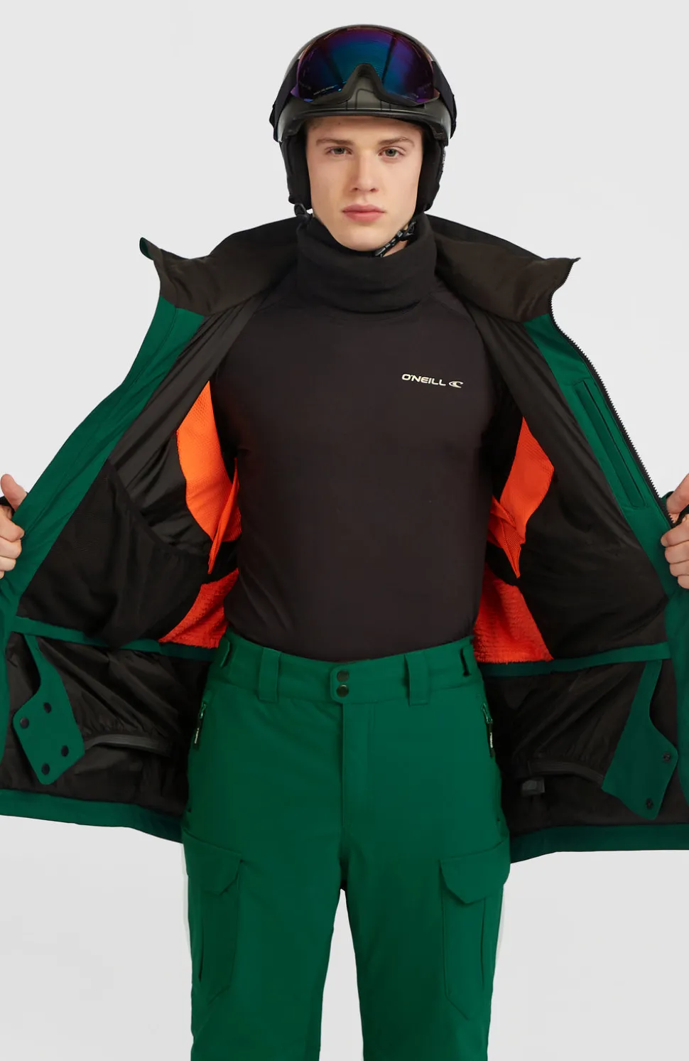 HerenFWC'Peak wintersportjas| Groen Mix