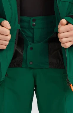 HerenFWC'Peak wintersportjas| Groen Mix