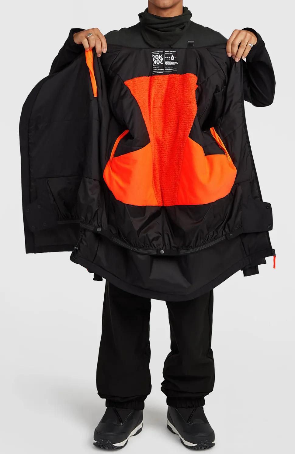 HerenFWC'Play Asymmetric wintersportjas| Zwart