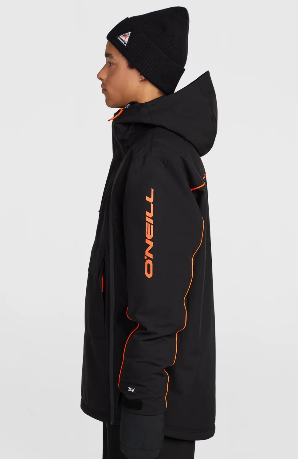 HerenFWC'Play Asymmetric wintersportjas| Zwart