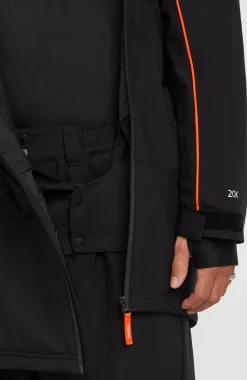 HerenFWC'Play Asymmetric wintersportjas| Zwart