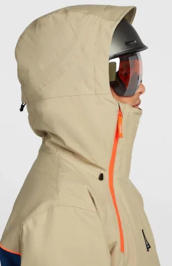 HerenFWC'Play Asymmetric wintersportjas| Beige Mix