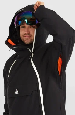 HerenFWC'Play Asymmetric wintersportjas| Zwart