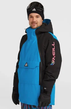 HerenFWC'Play Asymmetric wintersportjas| Blauw Mix