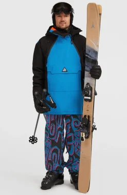 HerenFWC'Play Asymmetric wintersportjas| Blauw Mix