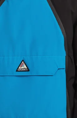 HerenFWC'Play Asymmetric wintersportjas| Blauw Mix