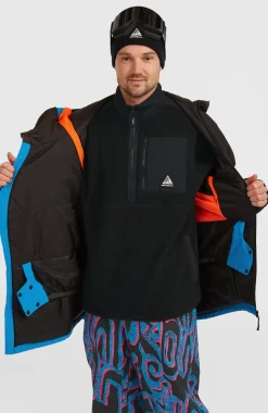 HerenFWC'Play Asymmetric wintersportjas| Blauw Mix