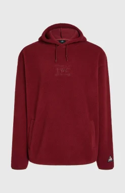 HerenFWC'Play hoodie van hoogpolig fleece| Rood