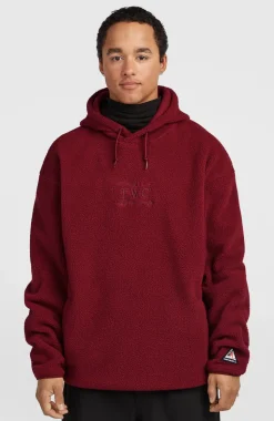HerenFWC'Play hoodie van hoogpolig fleece| Rood