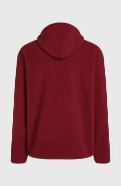 HerenFWC'Play hoodie van hoogpolig fleece| Rood