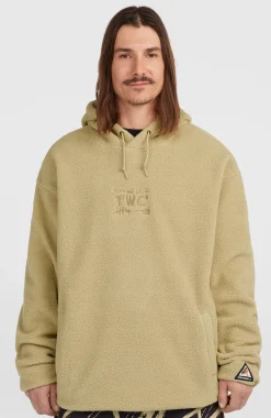 HerenFWC'Play hoodie van hoogpolig fleece| Beige