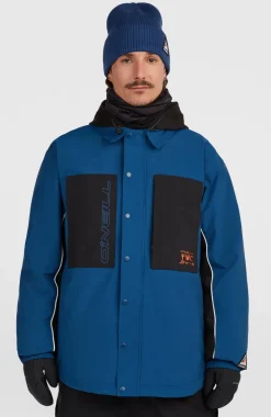 HerenFWC'Play Shacket wintersportjas| Blauw Mix
