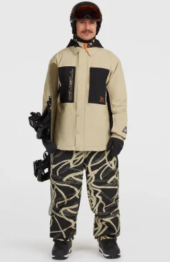 HerenFWC'Play Shacket wintersportjas| Beige Mix