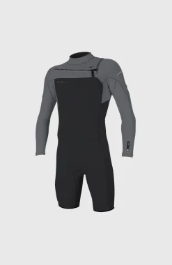 HerenHammer 2mm Chest Zip Long Sleeve Spring Wetsuit| Zwart