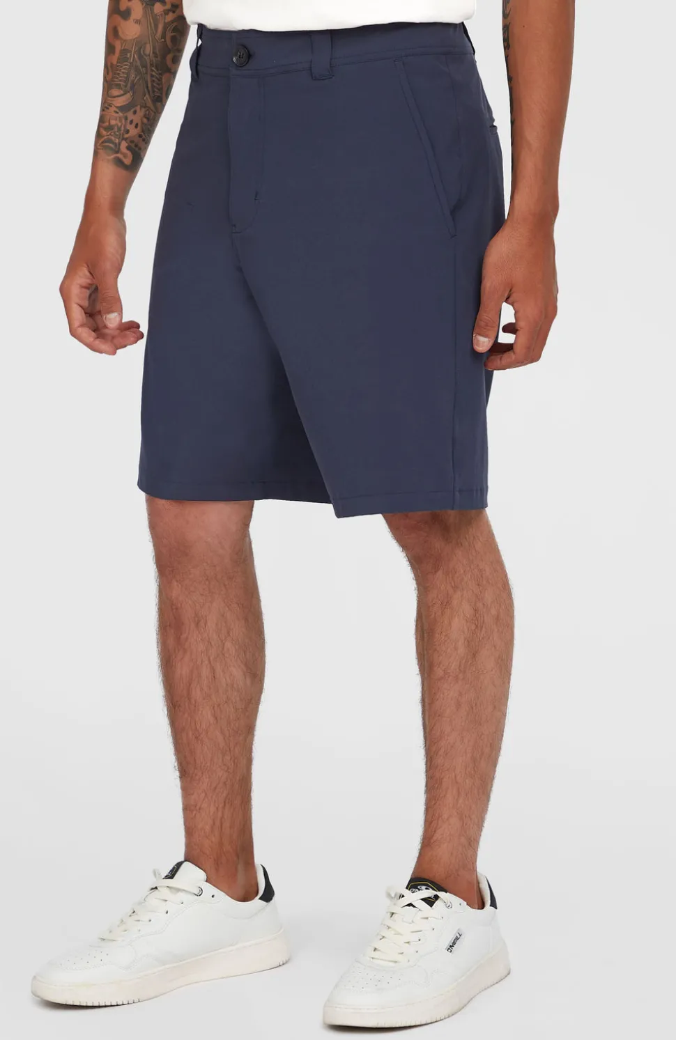 HerenHybrid Chino 19" short| Blauw