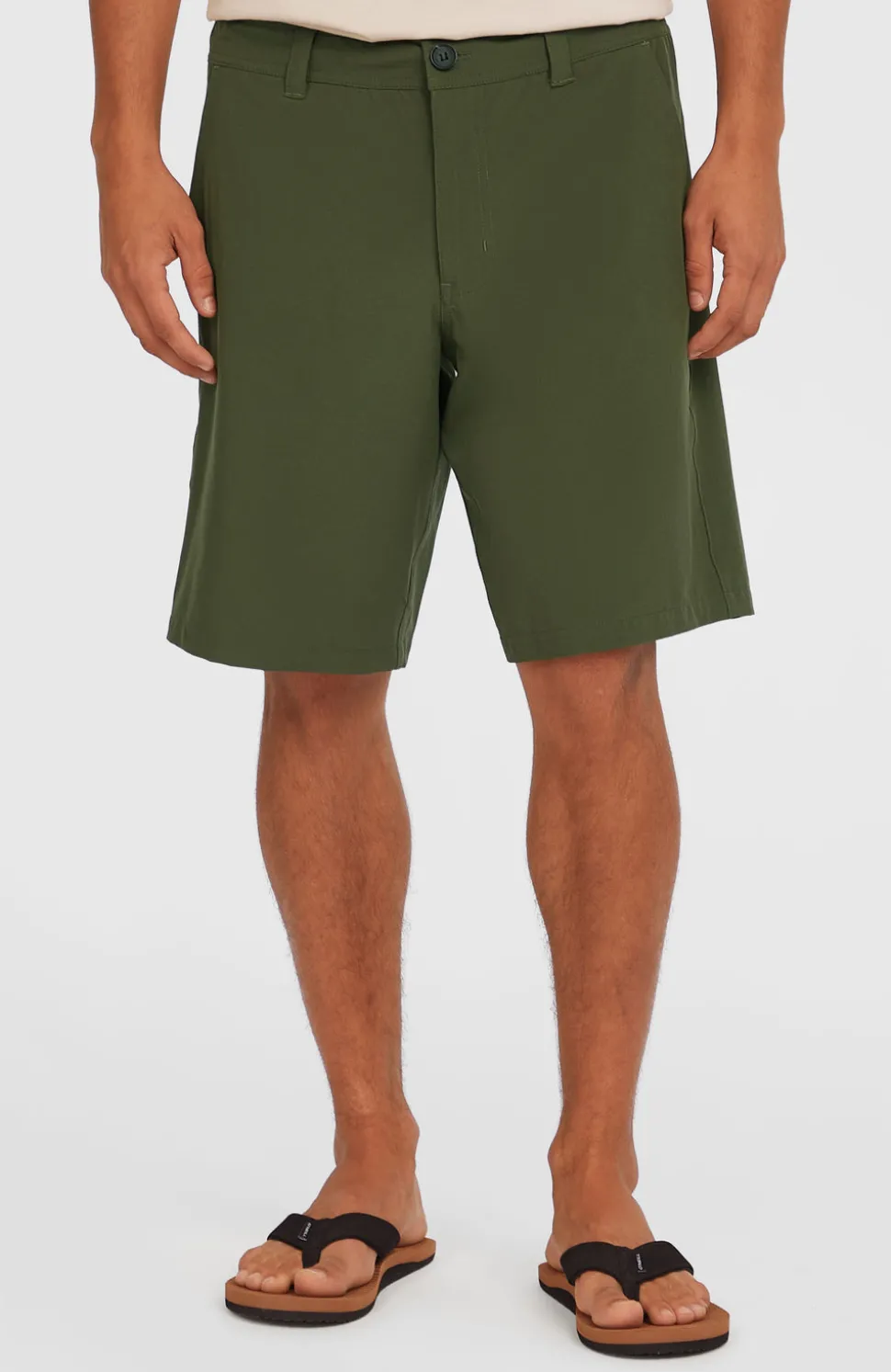HerenHybrid Chino 19" short| Groen