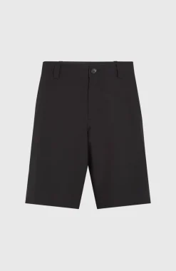 HerenHybrid Chino 19" short| Zwart
