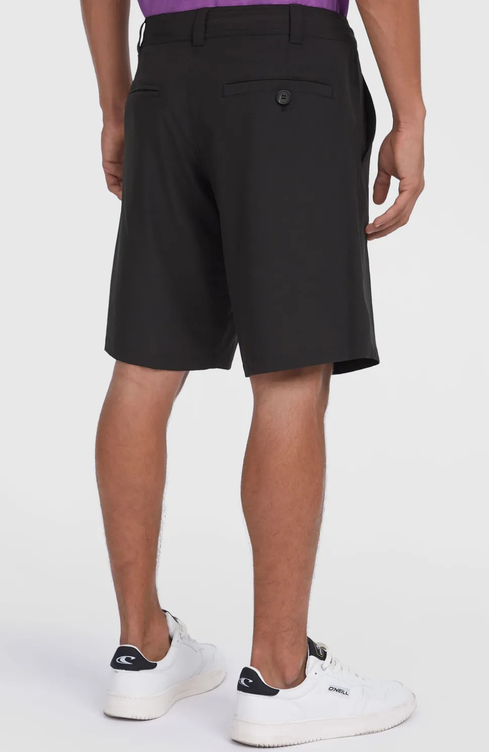 HerenHybrid Chino 19" short| Zwart