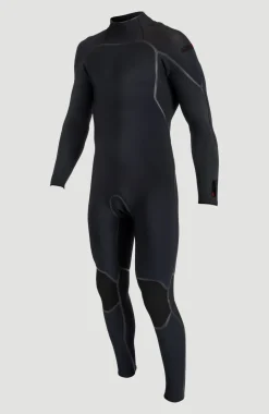 HerenHyperfreak Fire 5/4mm+ Back Zip Full Wetsuit| Zwart