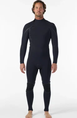 HerenHyperfreak Fire 5/4mm+ Back Zip Full Wetsuit| Zwart