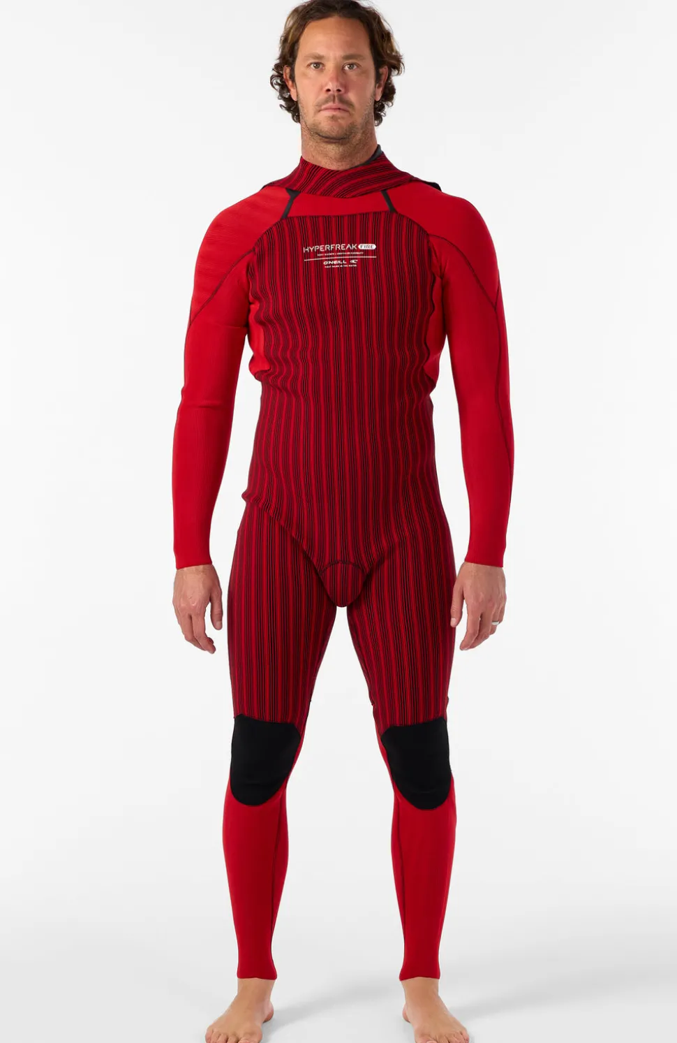 HerenHyperfreak Fire 4/3mm+ Back Zip Full Wetsuit| Zwart