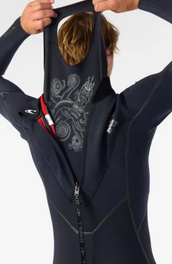 HerenHyperfreak Fire 4/3mm+ Back Zip Full Wetsuit| Zwart