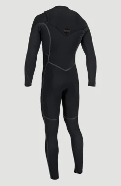 HerenHyperfreak Fire 5/4mm+ Chest Zip Full Wetsuit| Zwart