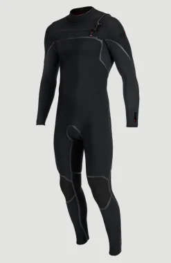 HerenHyperfreak Fire 5/4mm+ Chest Zip Full Wetsuit| Zwart