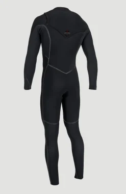HerenHyperfreak Fire 3/2mm+ Chest Zip Full Wetsuit| Zwart