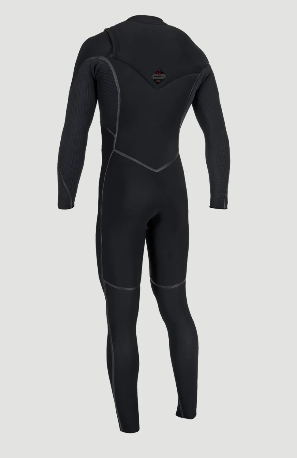 HerenHyperfreak Fire 4/3mm+ Chest Zip Full Wetsuit| Zwart