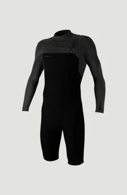 HerenHyperfreak 2mm Chest Zip Longsleeve Spring Wetsuit| Zwart