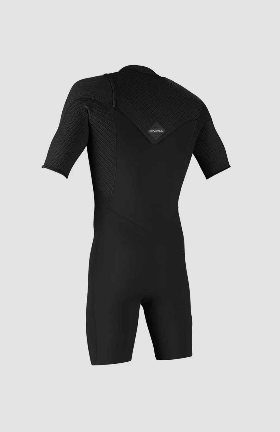 HerenHyperfreak 2mm Chest Zip Shortsleeve Spring Wetsuit| Zwart