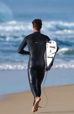HerenHyperfreak Plus 3/2mm Chest Zip Full Wetsuit| Zwart