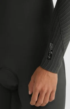 HerenHyperfreak Plus 4/3mm Chest Zip Full Wetsuit| Zwart