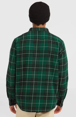 HerenMust-Have flanellen overhemd| Groen