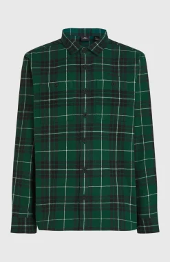 HerenMust-Have flanellen overhemd| Groen