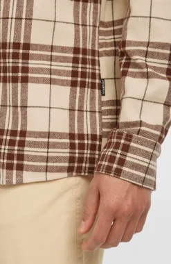 HerenMust-Have flanellen overhemd| Beige