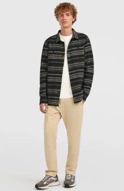 HerenMust-Have flanellen overhemd| Zwart