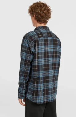 HerenMust-Have flanellen overhemd| Blauw
