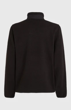 HerenMust-Have High-Pile fleecevest met volledige rits| Zwart